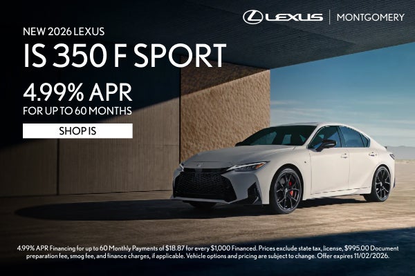 NEW 2026 LEXUS IS 350 F SPORT